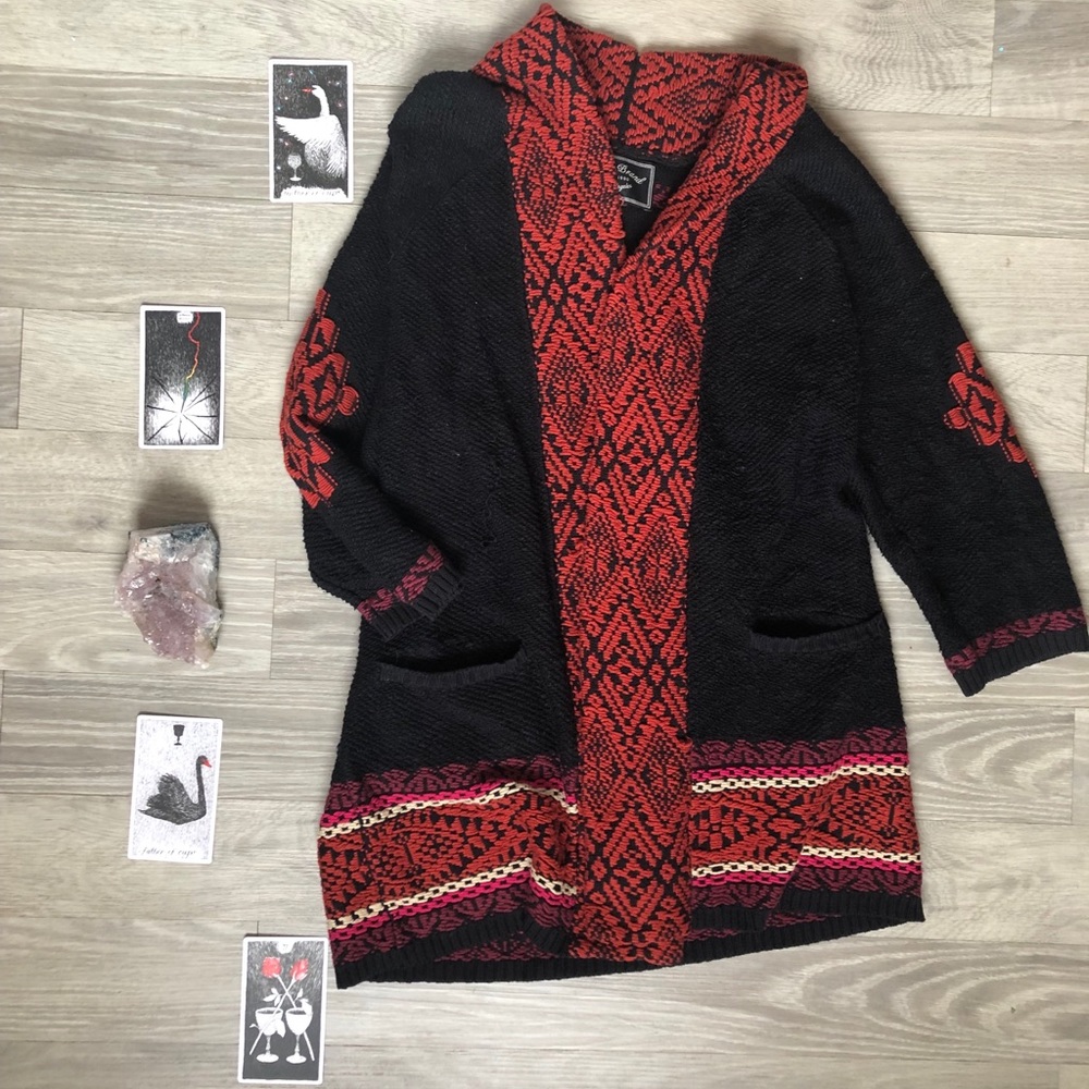 Lucky Brand | Jacquard Sweater Cardigan | M/L